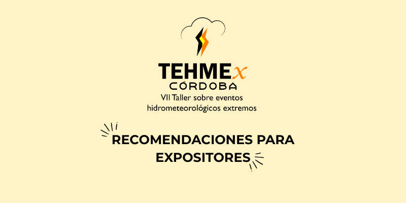 Recomendaciones para expositores: Presentaciones orales y pósters